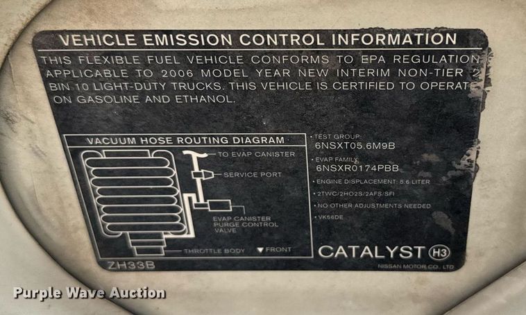 image for item EG6646 2006 Nissan Titan  Crew Cab pickup truck