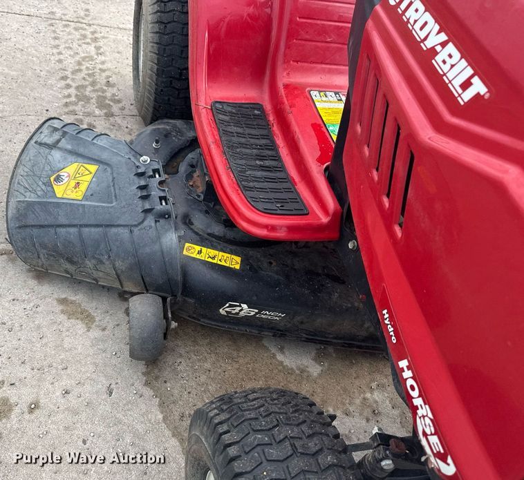 image for item EG8138 2018 Troy-Bilt Horse  lawn mower