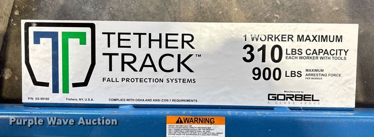 image for item EJ7595 Tether Track fall protection system