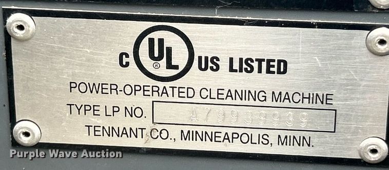 image for item EK8333 Tennant T20 floor scrubber