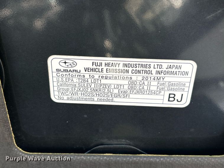 image for item EK8346 2014 Subaru Forester SUV