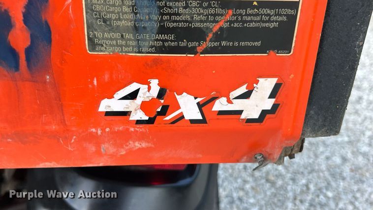 image for item EK8347 2017 Kubota RTV X1140 utility vehicle