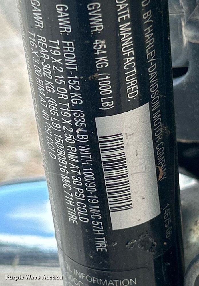 image for item EK8350 2008 Harley-Davidson Sportster 1200 motorcycle