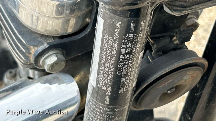 image for item EK8350 2008 Harley-Davidson Sportster 1200 motorcycle