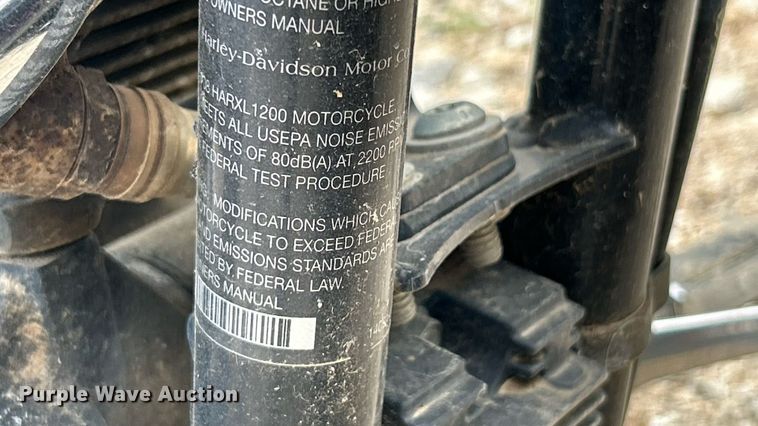 image for item EK8350 2008 Harley-Davidson Sportster 1200 motorcycle