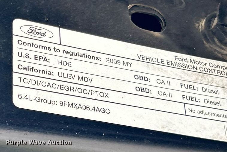 image for item EK8370 2009 Ford F350 Super Duty Crew Cab pickup truck