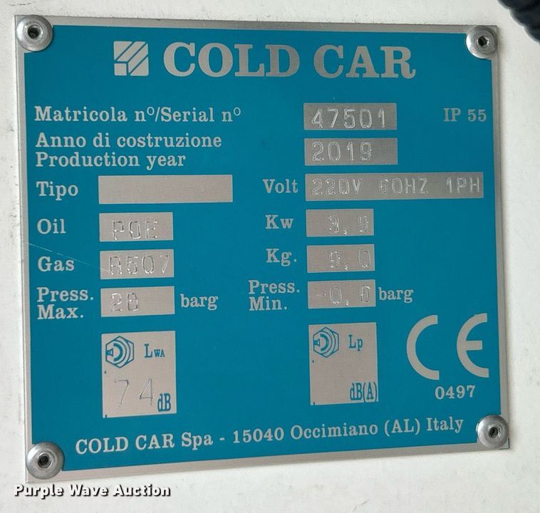 image for item EK8371 2019 Ford E450 refrigerated truck