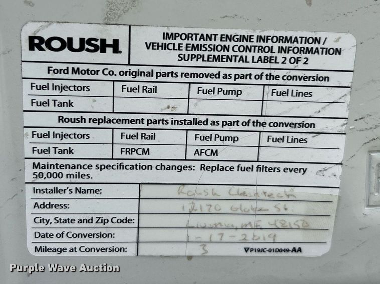 image for item EK8371 2019 Ford E450 refrigerated truck