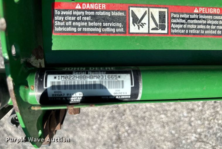 image for item EM2143 John Deere 7700 reel mower