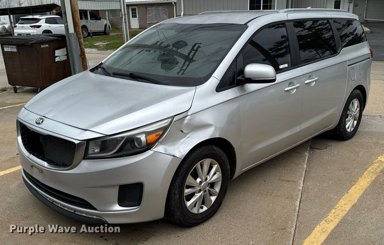 image for item EM2166 2015 Kia Sedona LX van