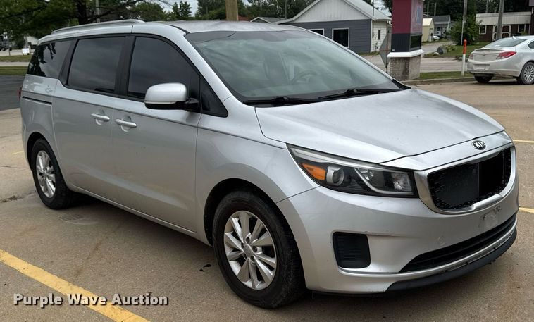 image for item EM2166 2015 Kia Sedona LX van