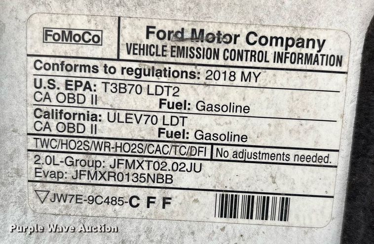 image for item EM2533 2018 Ford Edge SEL SUV