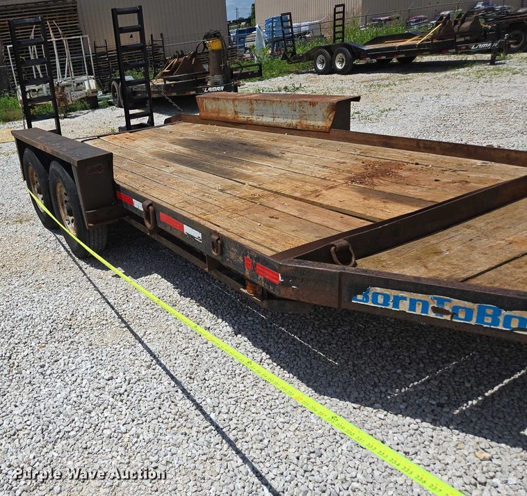 image for item EN2005 1992 Belshe equipment trailer