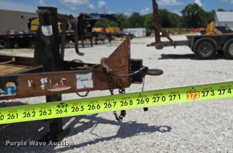 image for item EN2005 1992 Belshe equipment trailer