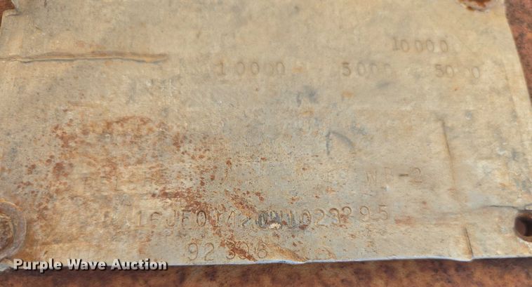 image for item EN2005 1992 Belshe equipment trailer