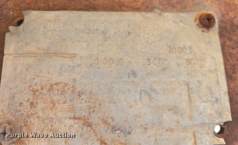 image for item EN2005 1992 Belshe equipment trailer