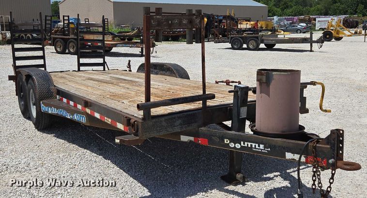 image for item EN2006 2015 Doolittle equipment trailer