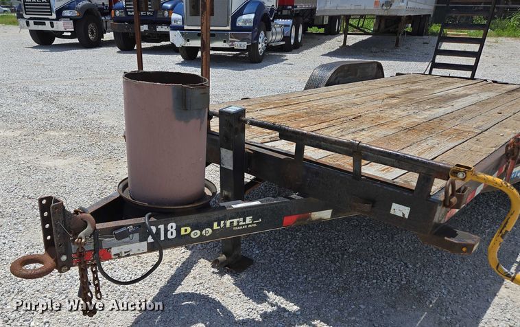 image for item EN2006 2015 Doolittle equipment trailer