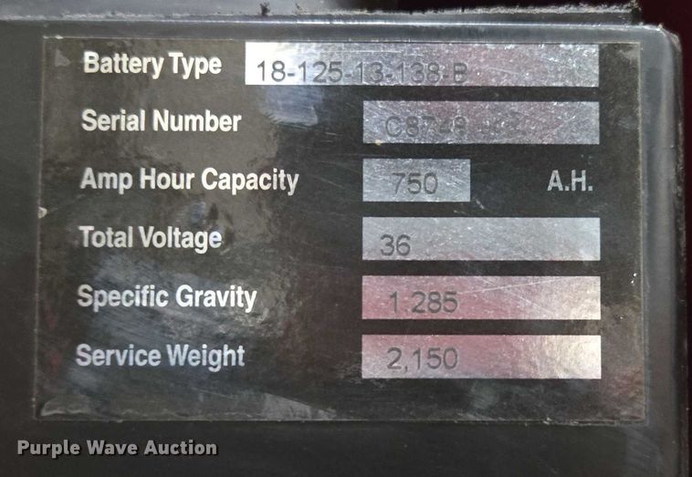 image for item EN2010 Raymond 750-R45TT reach truck