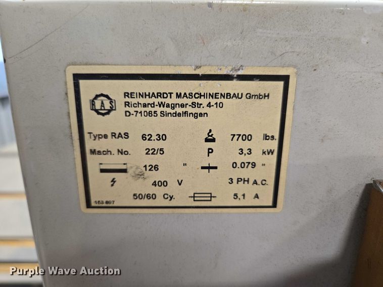 image for item EN2018 RAS Turbobend Plus metal brake