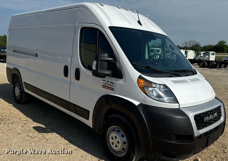 image for item EN4629 2022 Dodge Ram ProMaster 2500 delivery van