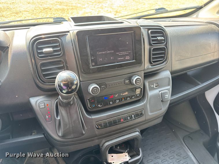 image for item EN4629 2022 Dodge Ram ProMaster 2500 delivery van