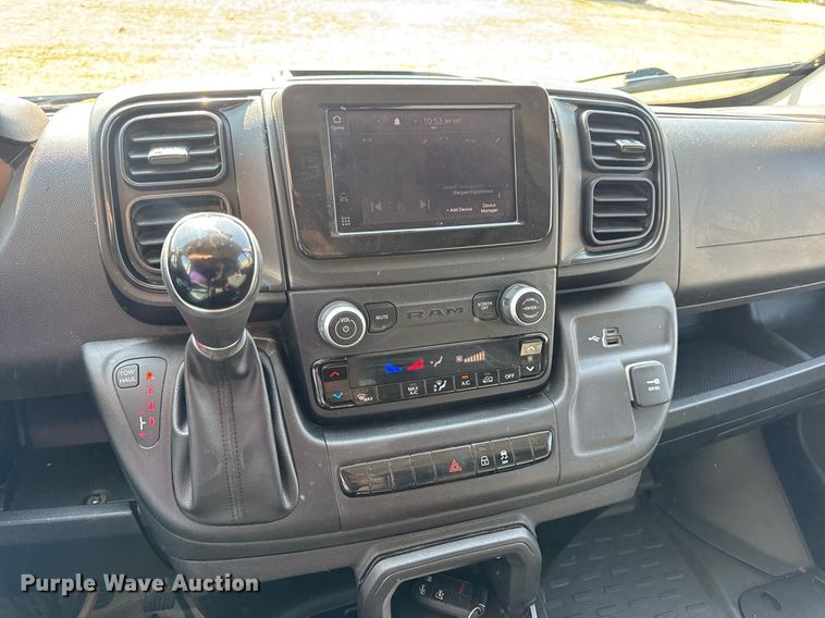 image for item EN4629 2022 Dodge Ram ProMaster 2500 delivery van