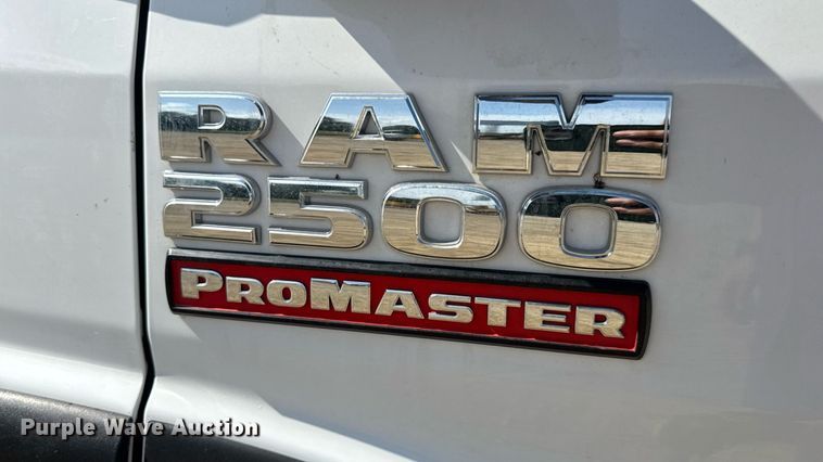 image for item EN4629 2022 Dodge Ram ProMaster 2500 delivery van