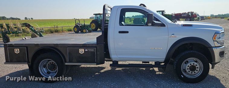 image for item EO4522 2020 Dodge Ram 5500 flatbed truck