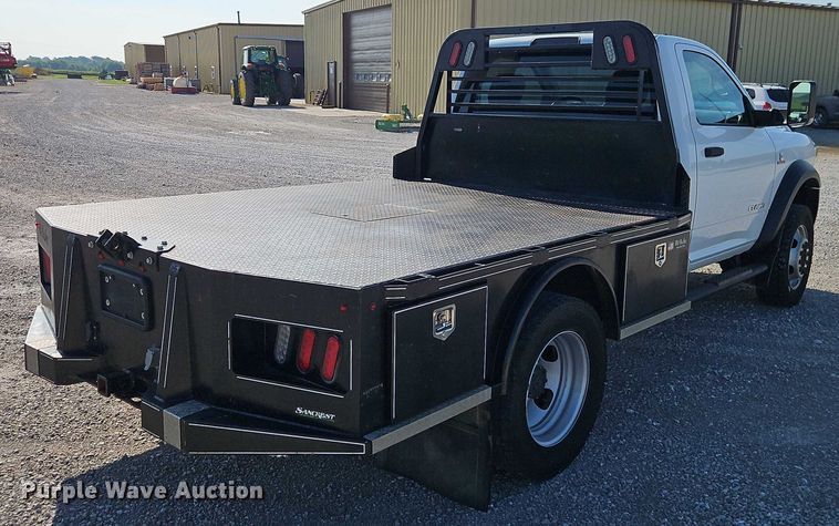 image for item EO4522 2020 Dodge Ram 5500 flatbed truck