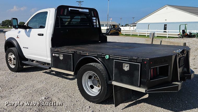 image for item EO4522 2020 Dodge Ram 5500 flatbed truck