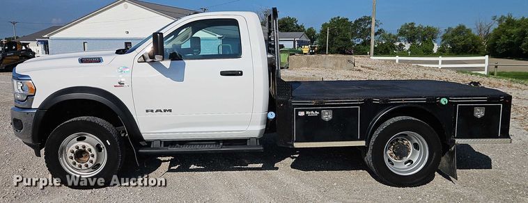 image for item EO4522 2020 Dodge Ram 5500 flatbed truck