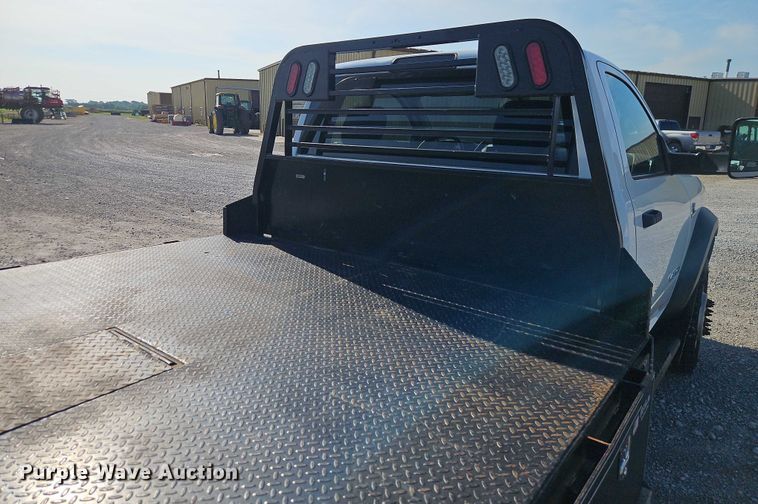 image for item EO4522 2020 Dodge Ram 5500 flatbed truck