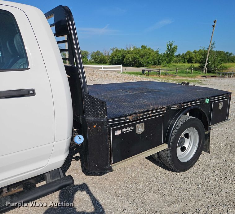 image for item EO4522 2020 Dodge Ram 5500 flatbed truck