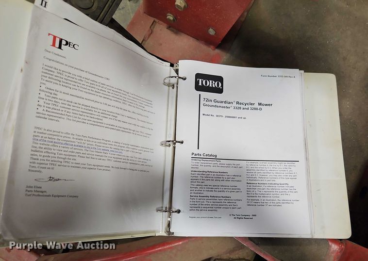 image for item EO4532 Toro Groundsmaster 3280-D lawn mower