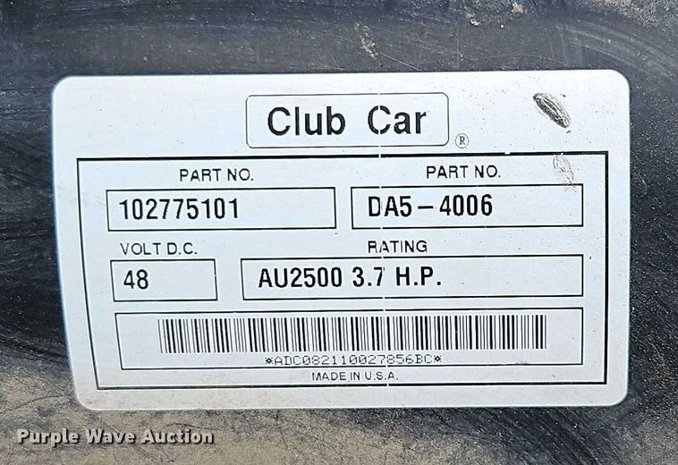 image for item EO4547 2013 Club Car Turf 2 Plus golf cart