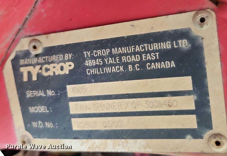 image for item EO4551 Ty-Crop Quick Pass top dresser spreader