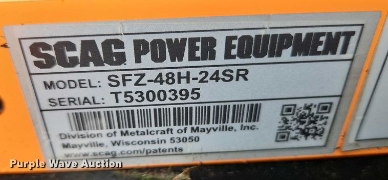 image for item EO4553 Scag FreedomZ ZTR lawn mower