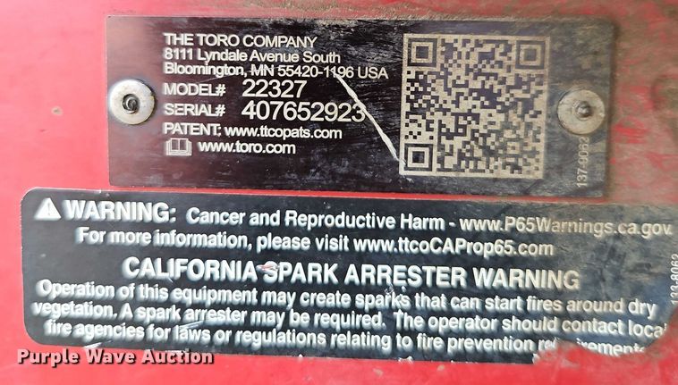 image for item EO4554 2020 Toro TX 1000 Narrow Track compact utility loader