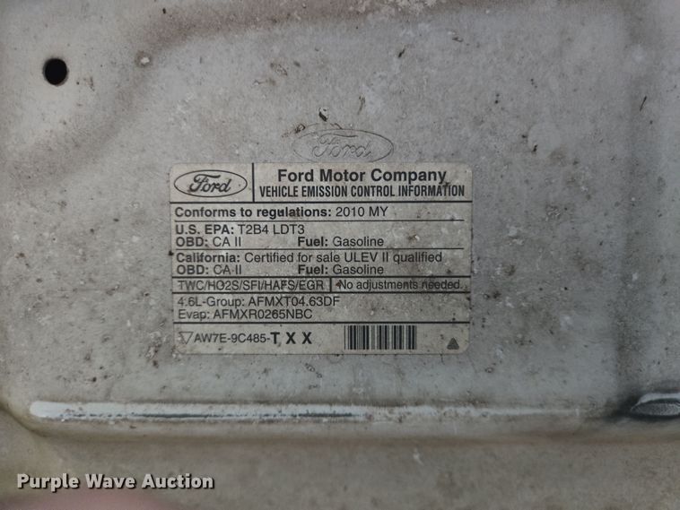 image for item EQ4062 2010 Ford F150 pickup truck