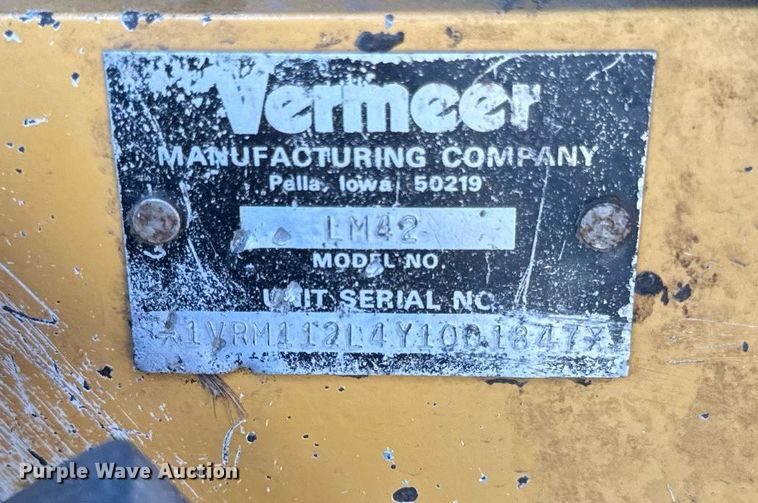 image for item DI9061 2000 Vermeer LM42 trencher