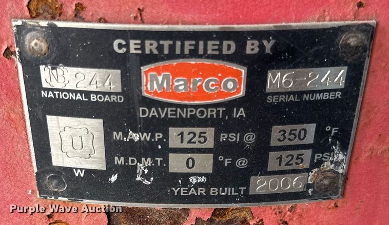 image for item DJ9668 2006 Marco M6-244 blasting pot