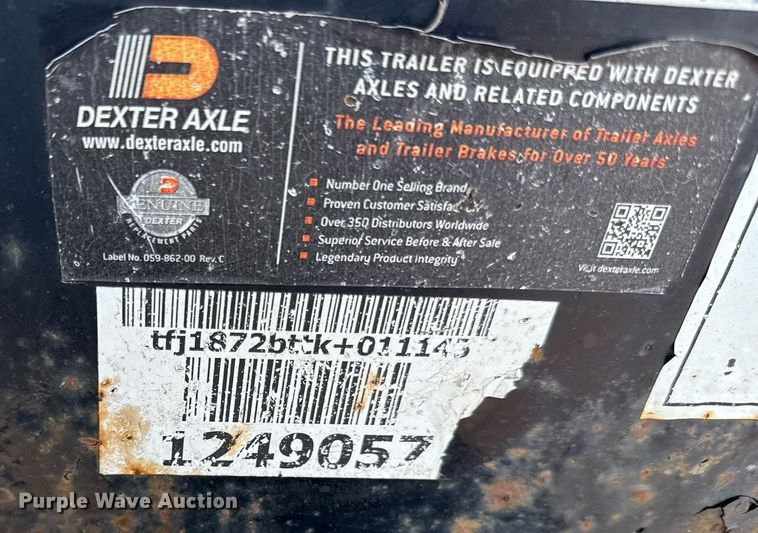 image for item DR2821 2016 PJ tilt deck equipment trailer