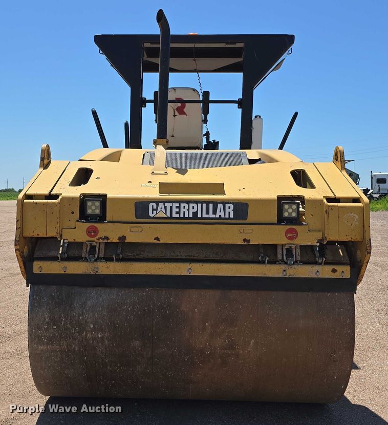 image for item DR3867 2009 Caterpillar CB534D XW double drum vibratory roller