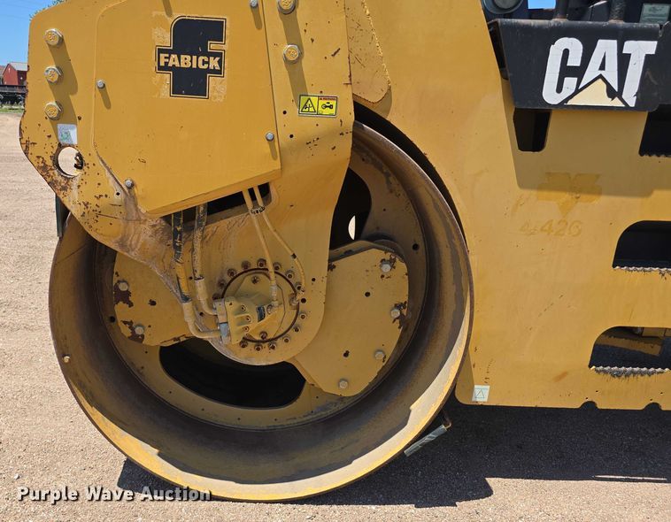 image for item DR3867 2009 Caterpillar CB534D XW double drum vibratory roller