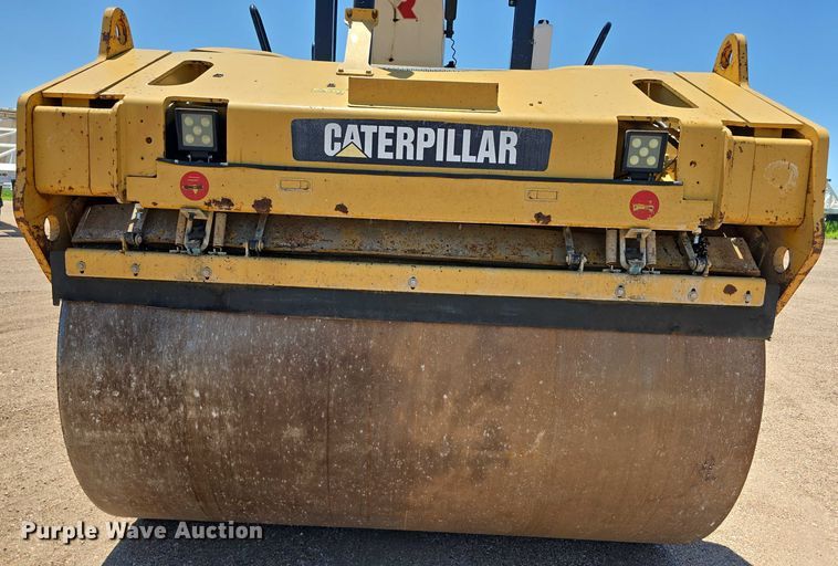 image for item DR3867 2009 Caterpillar CB534D XW double drum vibratory roller