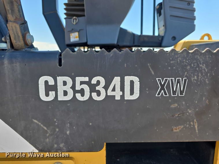 image for item DR3867 2009 Caterpillar CB534D XW double drum vibratory roller