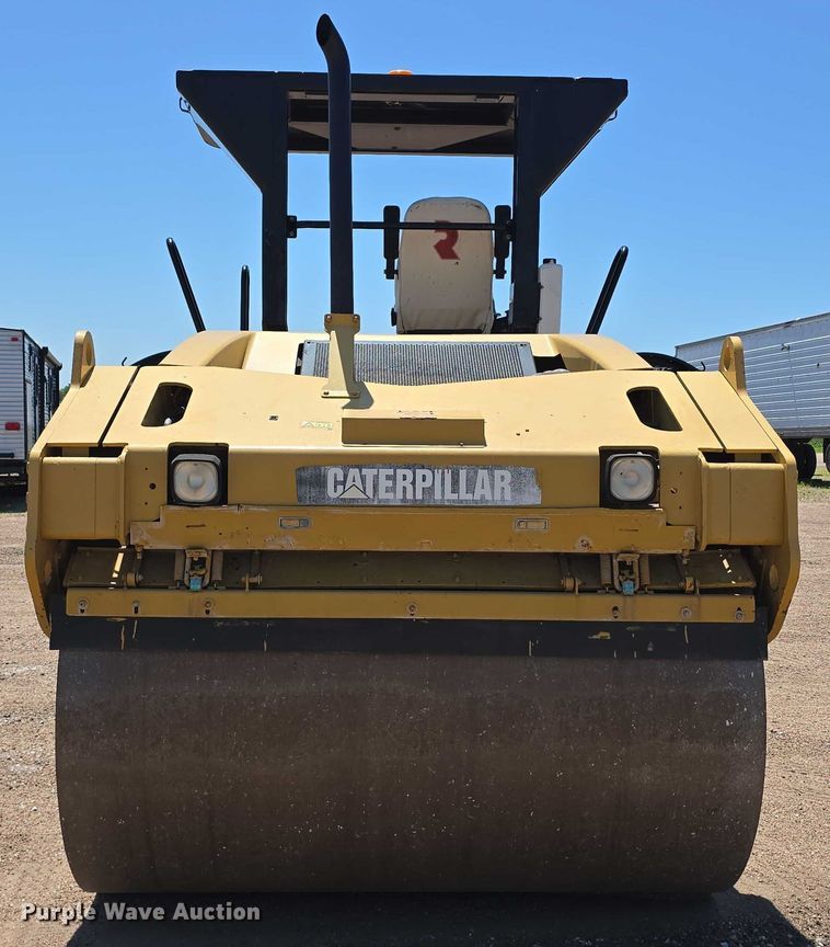 image for item DR3868 2009 Caterpillar CB534D XW double drum vibratory roller