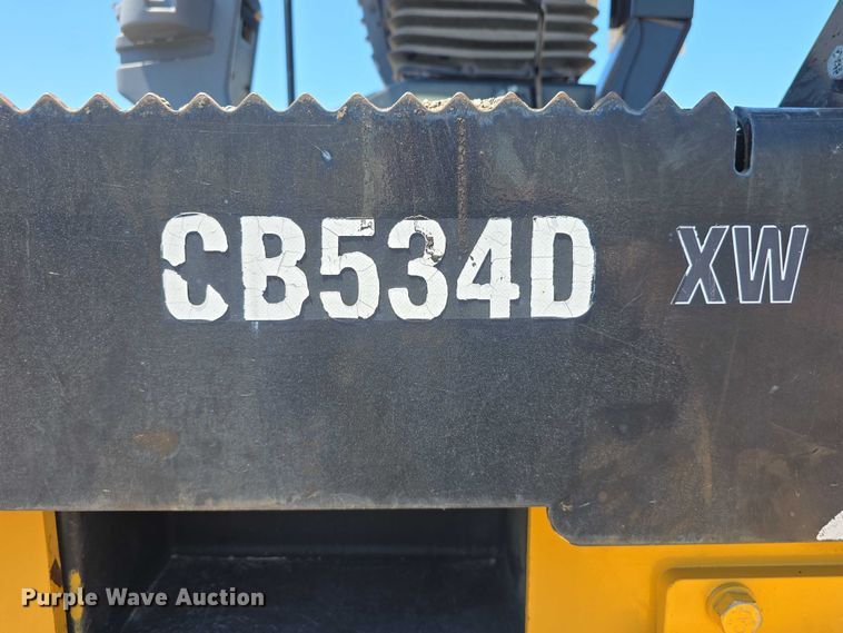 image for item DR3868 2009 Caterpillar CB534D XW double drum vibratory roller