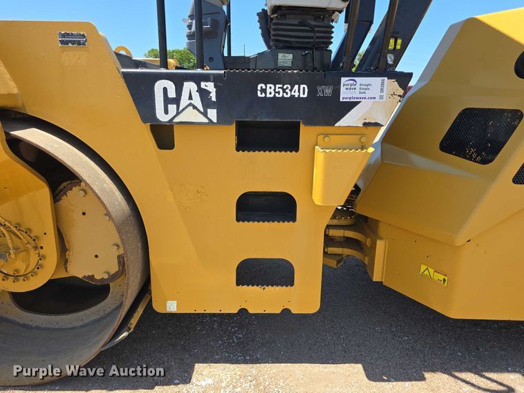image for item DR3868 2009 Caterpillar CB534D XW double drum vibratory roller